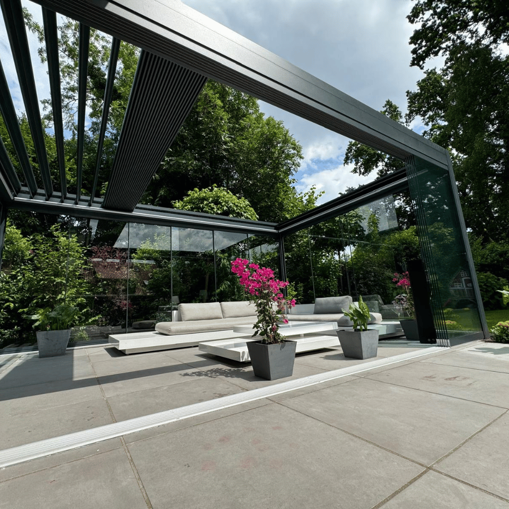 Lamellendach für Terassenueberdachung