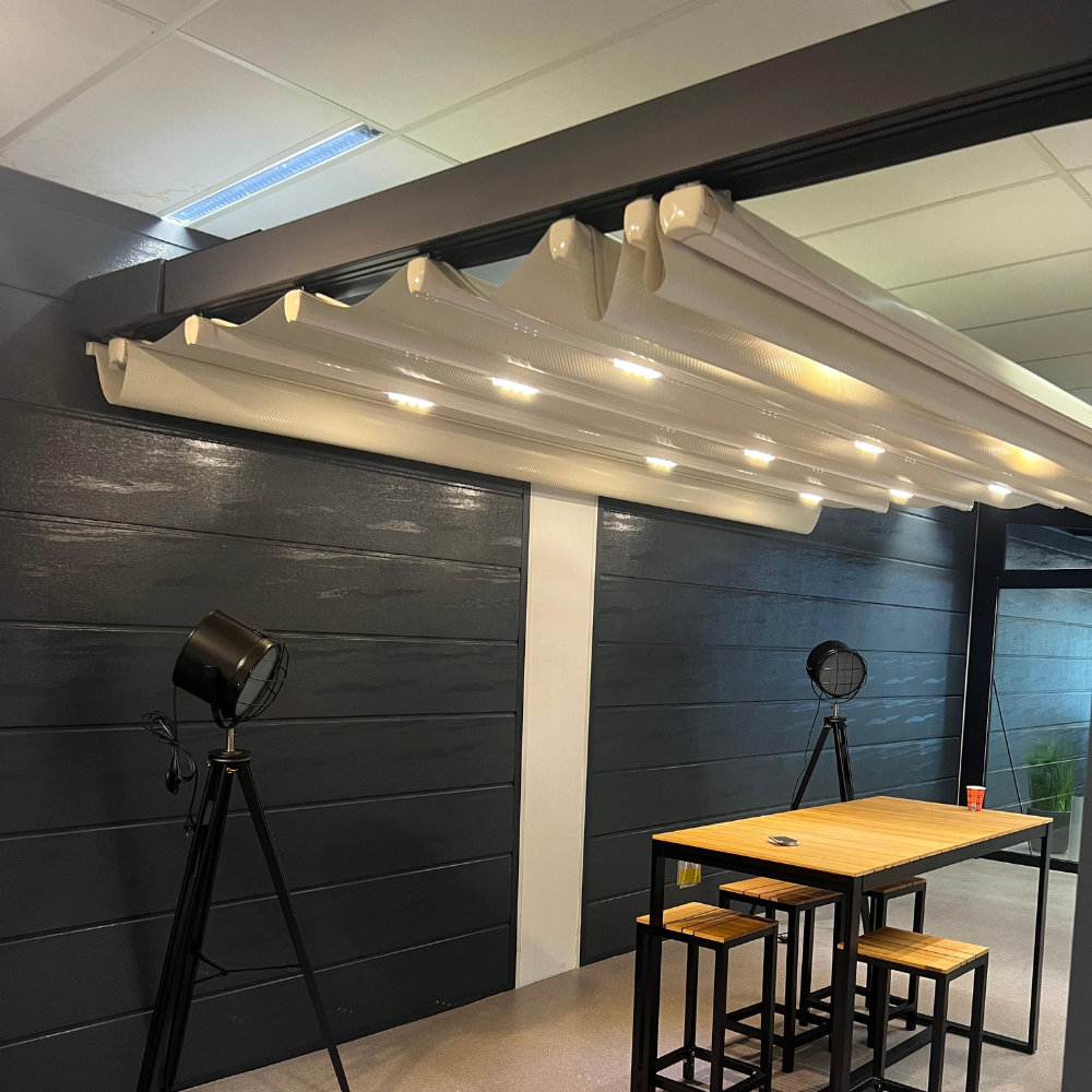 Pergola mit Tuchbespannung